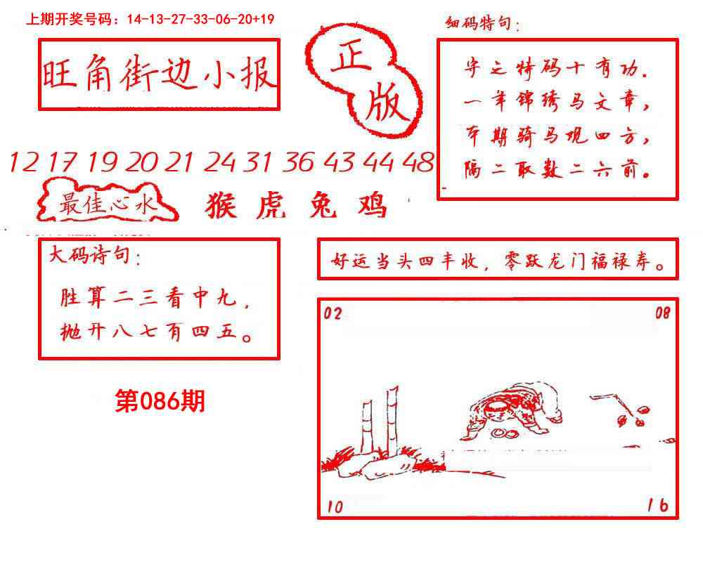 086期旺角街边小报[图]